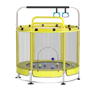 Kids' Indoor/Outdoor Trampoline with Handlebar for Exercise and Coordination