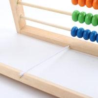 Wooden Abacus for Kids, Early Education Counting Toy, Math Learning Tool for Preschoolers