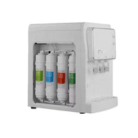 Premium Countertop Water Dispenser with Compressor Cooling, RO Filtration, Hot/Cold Water, and Ice Maker