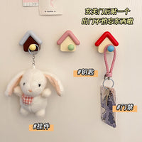 Cute House Shaped Self-Adhesive Hooks for Home Organization