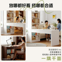 Corner Desk with Bookshelf, Computer Study Table for Home Office and Students