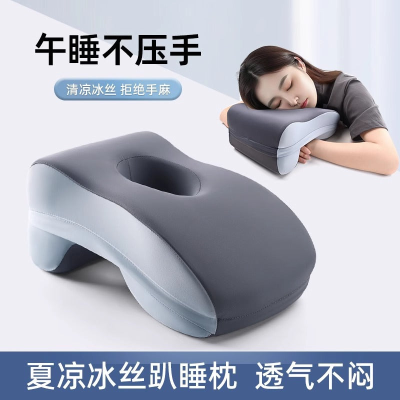 Memory Foam Nap Pillow for Kids & Office, Breathable & Washable