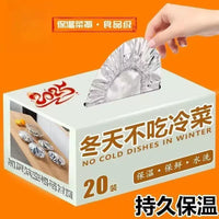 Aluminum Foil Food Insulation Covers for Dining Tables, Reusable Thermal Food Covers