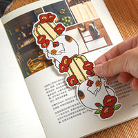 Japanese Style Bobcat Bookmark Set - Unique Boxed Design for Students