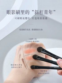 Portable Wool Eyeshadow Brush Set for Professional Makeup Artists and Beginners