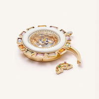 Vintage Hollow Locket Pendant Necklace for DIY Design