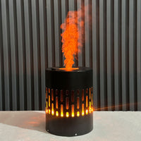 Portable Flame Effect Desktop Ambient Light for Outdoor Camping - Rechargeable Mini Atomizing Fireplace Lamp
