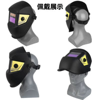 Auto-Darkening Welding Helmet with Solar Power and Large View Screen