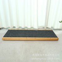 Adjustable Solid Wood Pet Ramp Stairs for Dogs and Cats - Non-Slip Foldable Indoor Pet Climbing Frame