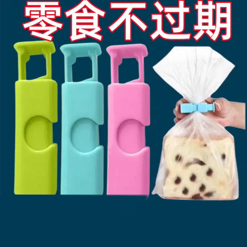 Food Bag Sealing Clips with Spring Press for Kitchen Storage