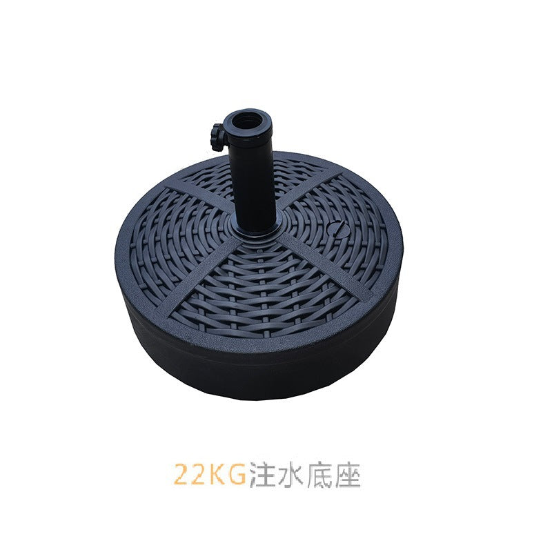Water/Sand Fillable Umbrella Base for Cantilever and Patio Umbrellas