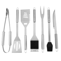 Stainless Steel BBQ Grill Tool Set Outdoor Essential Barbecue Utensils Kit