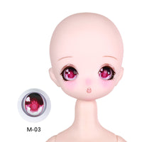 BJD Doll Acrylic Eyes 17mm for 1/4 Scale Dolls Anime Cartoon Style