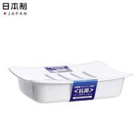 Japanese Imported Double-Layer Soap Dish with Drain, Punch-Free Wall Mount for Bathroom