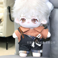 20cm Doll Clothes Denim Pants Shirt T-Shirt for Cotton Dolls Outfits