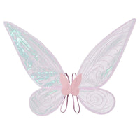 Kids' Colorful Butterfly Wings & Elf Fairy Costume Set with Headband, Ears, and Wand