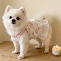 Breathable Pet Dress for Cats and Small Dogs, Summer Thin Pet Apparel