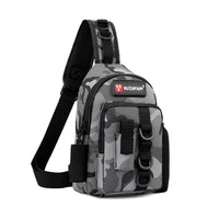 New Waterproof Lure Fishing Bag Multifunctional Shoulder Crossbody Tackle Bag Outdoor Fishing Rod Gear