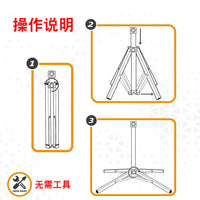 Heavy-Duty Folding Umbrella Base Stand for Outdoor Sunshade Parasols