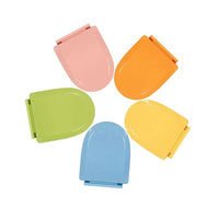 Kids Soft Close Toilet Seat with Slow Lowering Hinge for Toddlers and Children, Bottom Mounted