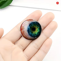 Realistic Eyeball Monster Eye Brooch Pin for Fashion & Costume Parties