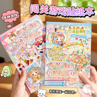 Man Xiaoman Interactive Puzzle Game Sticker Book for Girls