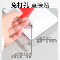 Acrylic Floating Photo Frame Double-Sided Transparent HD Picture Display Wall Mount