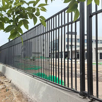 Wrought Iron Fence Panel for Villas, Schools, and Outdoor Security
