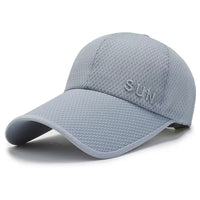 Unisex Quick Dry Mesh Baseball Cap for Outdoor Sports, Running, Fishing, and Sun Protection