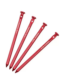 Mobigarden Aluminum Alloy Tent Stakes and Guy Ropes for Outdoor Camping