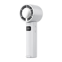 Portable Handheld Cooling Fan with Semiconductor Refrigeration, USB Rechargeable, Foldable Neck Fan