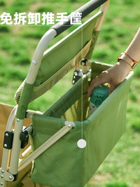 MK Outdoor Folding Camping Cart with Canopy and Accessories