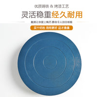 Pottery Wheel Turntable for Clay Sculpting and Painting, Cast Iron Rotating Base for DIY Crafts