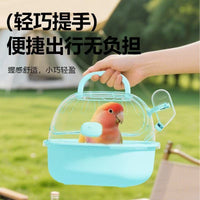 Portable Breathable Bird Carrier Cage for Small Birds Parakeets Cockatiels Travel