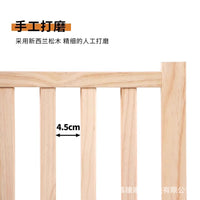 Wooden Pet Playpen for Small to Medium Dogs and Cats, Foldable Indoor Barrier Gate, Anti-Escape Fence