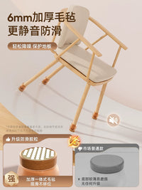 Silent Chair Leg Caps Silicone Wear-Resistant Non-Slip Pads for Tables and Chairs Furniture Leg Protectors