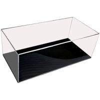 Acrylic Display Case for Action Figures, Model Cars, and Collectibles with Black Base