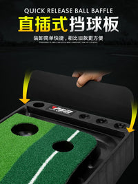 PGM Indoor Golf Putting Green Practice Mat with Putter for Home and Office