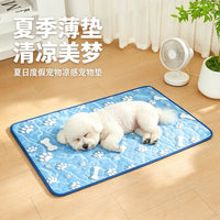 Washable Pet Bed for Dogs and Cats, Indoor/Outdoor Non-Slip Pet Mat, All-Season Dog Cat Cushion