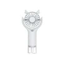 Portable Handheld Misting Fan with Lanyard, USB Rechargeable Mini Desk Fan with Large Mist Volume