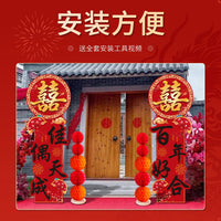 Wedding Archway Column Decorations for Outdoor Courtyard and Villa Entrances