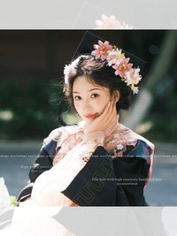 Floral Hair Clip for Women, Beach Vacation Flower Hairpin Side Clip, Decorative Headwear for Hair Styling
