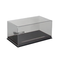1:18 Scale Model Car Display Case with Dustproof PVC Cover and Integrated Stand