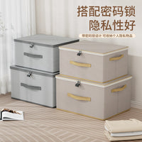 Large Capacity Storage Box with Lock for Documents and Valuables