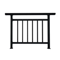 Balcony Railing for Villas and Rooftops, Wrought Iron Safety Guardrail for Terraces and Bay Windows