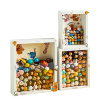 3CM Deep Shadow Box Photo Frame for Dried Flowers & DIY Crafts, Wooden Display Stand