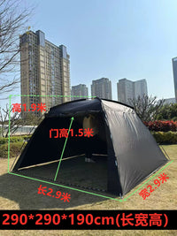 UV Protection Outdoor Fishing Canopy Tent for Beach, BBQ, and Multi-Person Sunshade