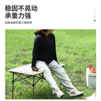 Portable Aluminum Camping Table and Chair Set for Outdoor Picnic BBQ Beach