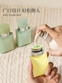 Portable Travel Bottles for Shampoo, Lotion, and Toiletries - Refillable Squeeze Containers