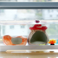 Aquarium Ceramic Hideaway Decor for Fish, Shrimp, and Turtles